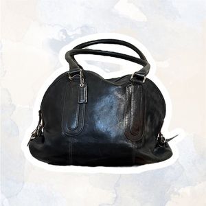 Vintage Danier Leather Espresso Handbag